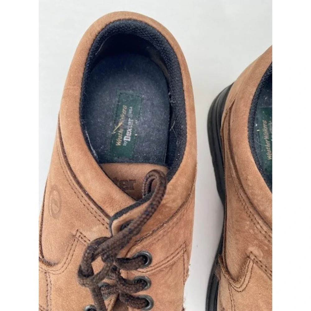 Dexter Weather Walkers Mens Brown Nubuck Lace Up Walking‎ Shoes Made in USA